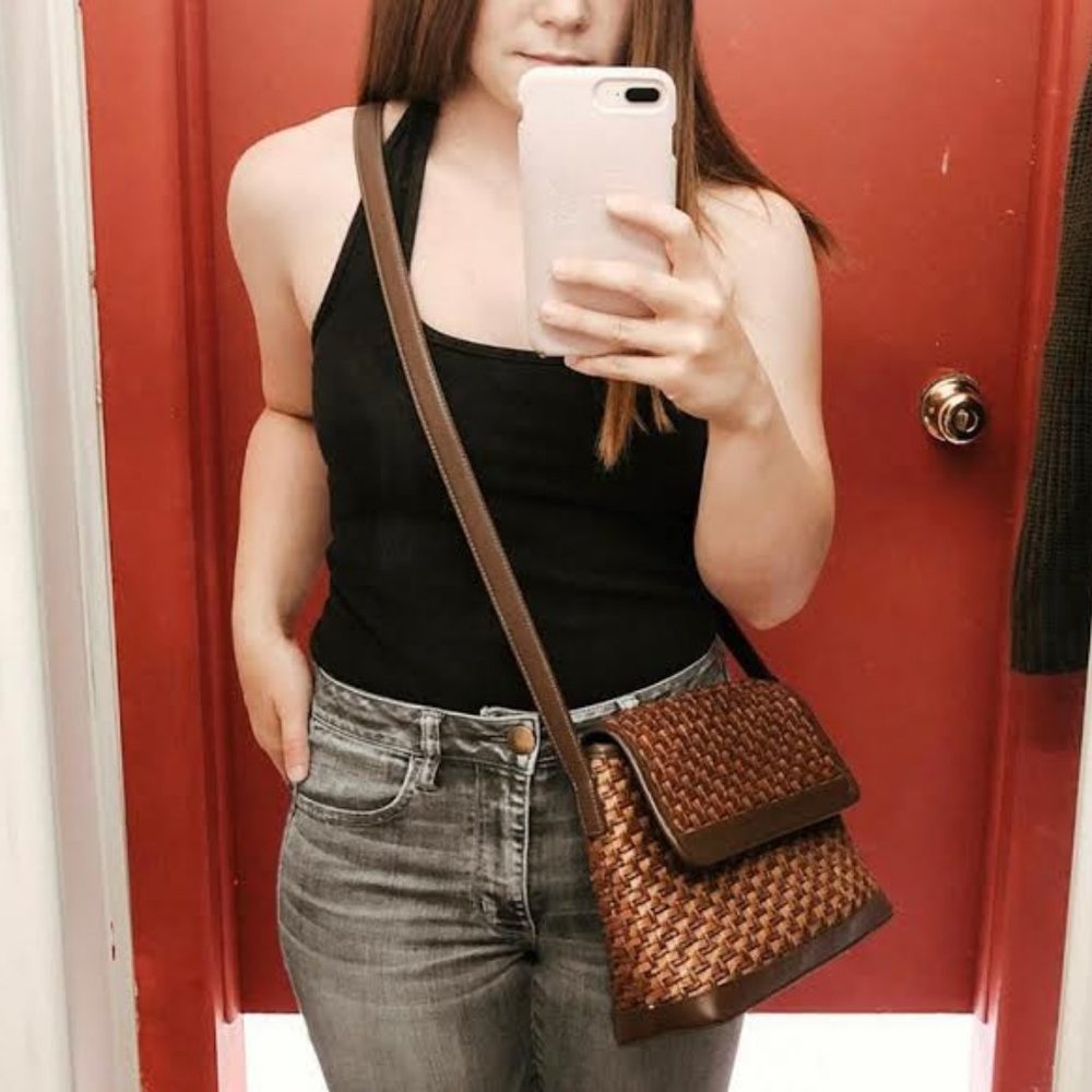 Vintage Bastille Black Halter Top (Slight Crop)